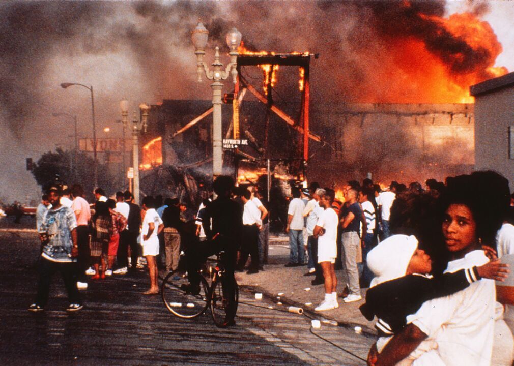1992: Rodney King beating ignites the L.A. Riots